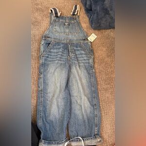 Oshkosh B'gosh Toddler Bib Blue Jeans Denim Overalls Coveralls Sz 5 T